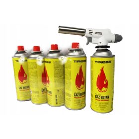 Gázégő - Gázégő kerámia cartouche lutlamp + 4 gáz