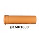 PVC SZENNYVÍZCSŐ Ø160 SZENNYVÍZ 160/1000