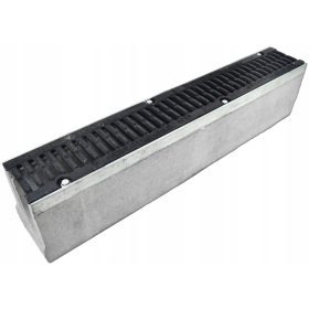 Betoncsatorna vízelvezető öntöttvas rács H210 D400