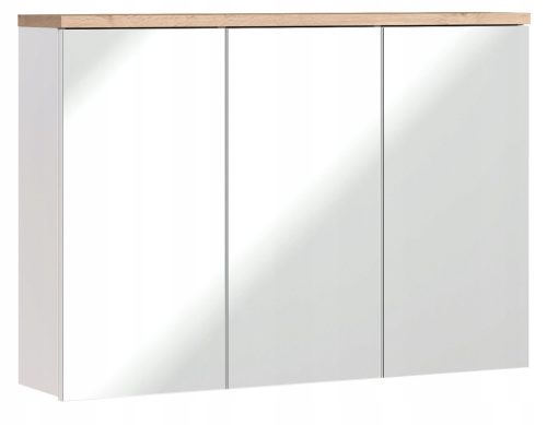  Comad Bali White fürdőszobai szekrény tükörrel 100x69x20 cm fehér