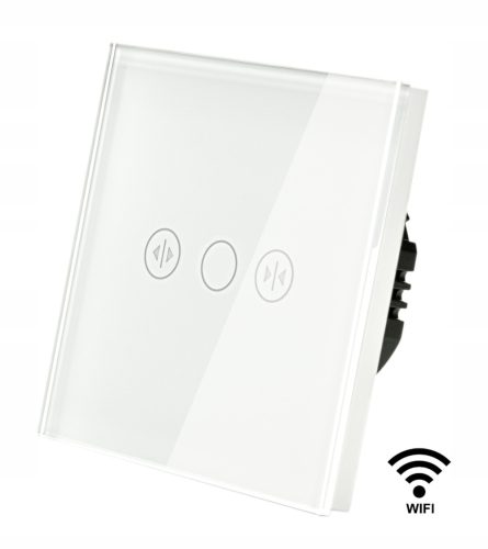 Induális MTK-WIFI-86-W süllyesztett, érintésérzékeny rolókapcsoló, fehér