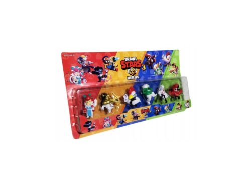 Figurák BRAWL STARS 3 játéksorozat - 6 db KIARUSITAS