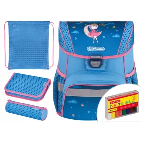    Herlitz 2021 Loop Plus Moon Lady 6 az 1-ben + Iskolai gyurma Ekipa Genzie 8 szín HERLITZ