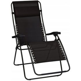  MEVEN kerti szék, fekete műanyag