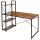  Négyszögletes íróasztal eHockers Trosa 120 x 64 x 120 cm érlelt tölgy