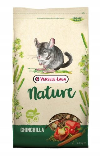 Takarmány kis rágcsálóknak - Versele-Laga Chinchilla Nature 2,3 kg Chinchillas számára