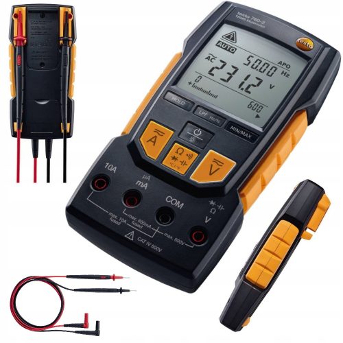 Hordozható légkondicionáló - Testo 760-1 digitális multiméteres elektromos mérőóra