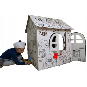 Karton ház festéshez KW Office 99x68x78cm