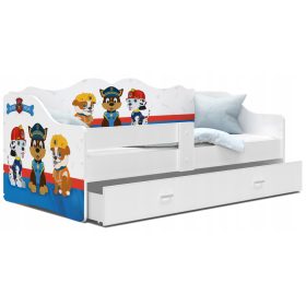   Egyszemélyes ágy gyerekeknek - Gyerekágy 180x80 fiók + matrac nela