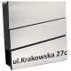 Postaláda - Levelesláda, dropbox, HuW újságmagazinnal, szürke árnyalatokkal