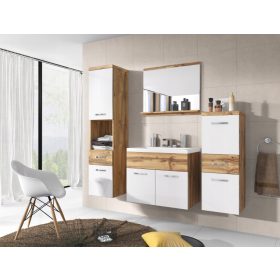  Fürdőszobabútor garnitúra tükörrel + mosdókagyló