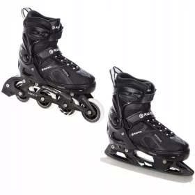   Görkorcsolya gyerekeknek - Görkorcsolya 2in1 RAVEN Pulse Black 40-43