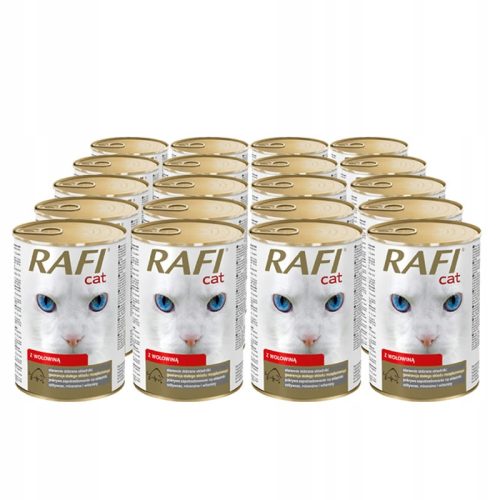 Konzerv macskáknak - Megjegyzés: Valley Rafi Cat marhahús 20x415g