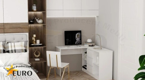 Jobb sarokasztal/bal oldali Bartek White