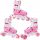 Gyermek retro korcsolya - Rolko-Wrotki 3in1 Raven Balloon Pink 29-32