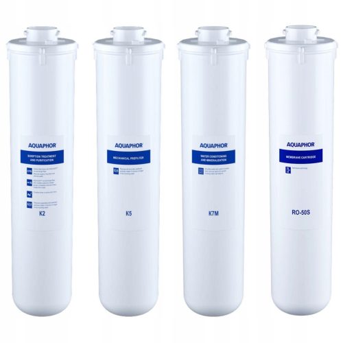 Vízszűrő utántöltés - Aquaphor Morion cserélhető szűrők K2, K5, K7M, RO50S