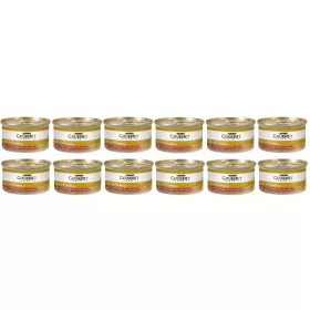   Konzerv macskáknak - Gourmet kacsa és pulyka macskaeledel 12x85g