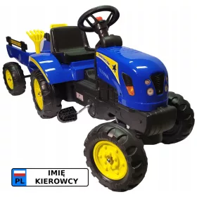  Traktor Agat 3001 pedálos traktor pótkocsival