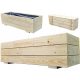  VERSANO virágcserép 100 cm x 30 x 30 cm természetes fa