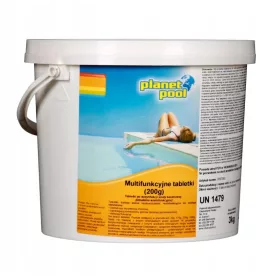   Medence kémia - CHEMISTRY_POOL_chlorine_tablets_MULTIFUNCTIONAL_3kg