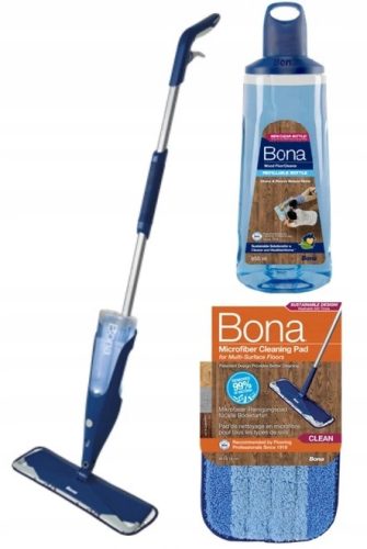Padlómosó - Bona Swivel Mop spray a fa padlóhoz