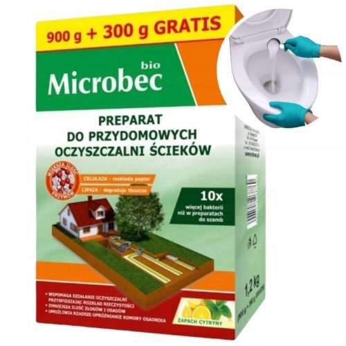 Szennyvíztisztító - MICROBEC BIO 10X AKTÍV BAKTÉRIUM 1,2kg