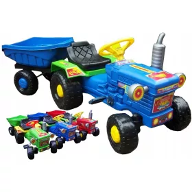  Marioinex gyerek traktor Piros, Kék, Zöld