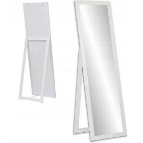   Fürdőszoba tükör - Profilmat álló tükör, téglalap, fa keret, 600 x 1700 mm