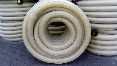 Vízelvezető cső FI 100 házban, tekercs 50m, szűrés, vízelvezetés, vízelvezetés