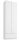 Ruhásszekrény irodai könyvespolc könyv 60 cm 2d 1sz White B-4