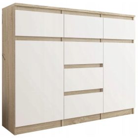   Játékszekrény 98 cm -es szekrény 6 Sonoma Mix S62D fiókok