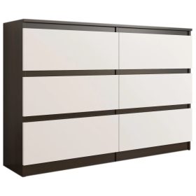   Fiókos szekrény gyerekszobába - Játékláda 120 cm -es szekrény 6 fiók Wenge Mix prod Pl