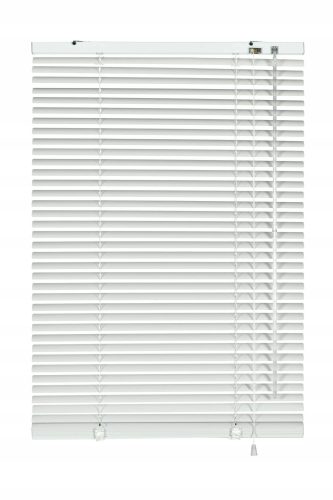 Redőnyök az ablakokon - Alumínium blúzió fehér 25 mm 90 x 175 cm