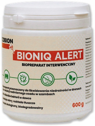  Készítmény szeptikus tartályokhoz, Ecobion granulátum, 1 l, 0,6 kg
