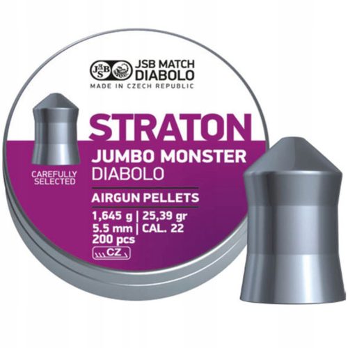 Patronok légpuskához - JSB JUMBO MONSTER STRATON pellet 5,5 mm 5,51 Nehéz
