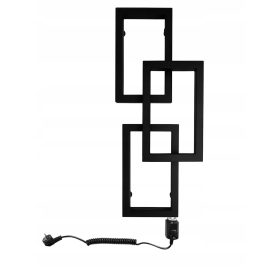  LOTUS 300 W elektromos fürdőszobai radiátor, fekete