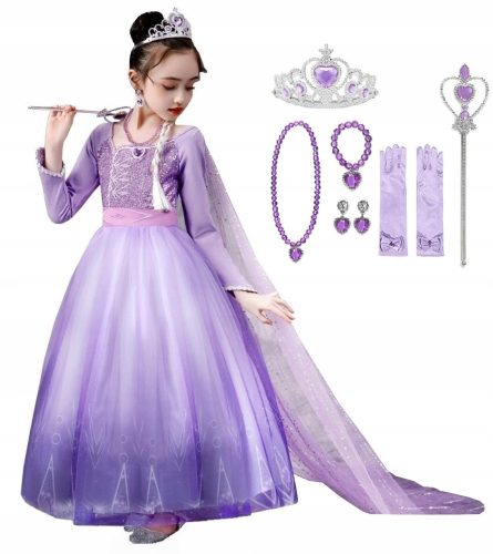 Lány jelmez - OUTFIT ELSA RUHA ELSA SZETT 116/122