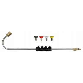   Hosszabbító rúd magasnyomású mosóhoz - Orginlana lance ívelt gyors kattintás 4 fúvóka