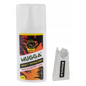    Mugga Deet szúnyog- és kullancs spray 50% 75 ml + Kullancs elleni mancs Militaria.pl