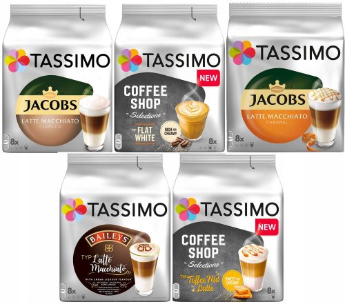 TASSIMO kapszula ízesített Latte Macchiato készlet 40