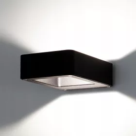    Kwazar Luminaire kerti fali lámpa, fekete, beépített 5 W-os LED forrás