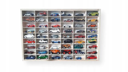  54 HOT WHEELS Polc rugókhoz, játékautókhoz