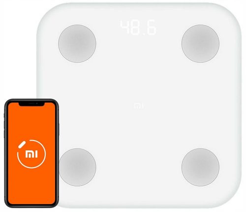  XIAOMI SCALE 2 FÜRDŐSZOBAI MÉRLEG – BMI, SÚLY, ZSÍROSZÖV MÉRÉS