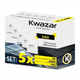    Kwazar Luminaire kerti fali lámpa, fehér, integrált 2 W LED forrás