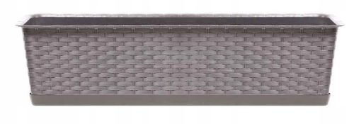  Prosperplast virágcserép 78,3 cm x 17,3 x 14,5 cm műanyag barna és bézs árnyalatú