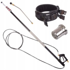   Hosszabbító rúd magasnyomású mosóhoz - 7,4 m -es teleszkópos lanca a Karcher HD HDS PAS fúvóka számára