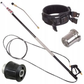   Hosszabbító rúd magasnyomású mosóhoz - 7,4 m-es teleszkópos lanca a Karcher K2-K7 PAS alátéthez