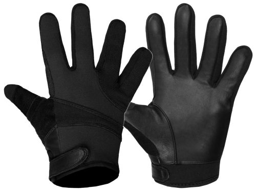 Lövészkesztyű - Neoprén taktikai kesztyű Kevlar fekete XL
