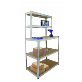 Raktár állvány műhely asztali garázs 180x100x60