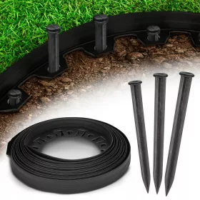   Szegély a kerthez - Gamed Grass Roller Set 20 m horgonyhorgonyok